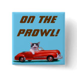 Kitten in a Red Convertible