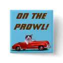 Kitten in a Red Convertible buttons