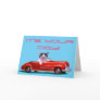 Kitten in a Red Convertible