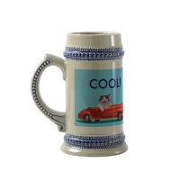 Kitten in a Red Convertible Mugs