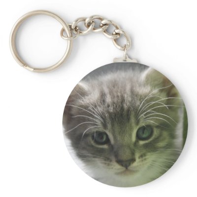 Kitten Keychain by darkimagestudios