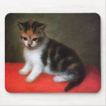 Kitten Mousepad: Vintage Cat Painting by Stubbs