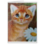 Kitten n flowers II Greeting Card