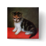 Kitten Painting by George Stubbs buttons