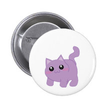 Kitten - purple and cute pin