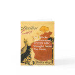 Kitten Vintage Milk Poster cards