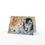 Kittens, 1893 greeting cards