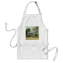 Kittens and Blossoms Apron