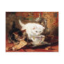 Kittens high tea party postcards