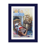 Kittens in the Cradle postcards