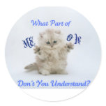 Kittens Meow Attitude stickers
