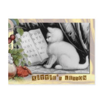 Kittie's ABC lesson Post Card