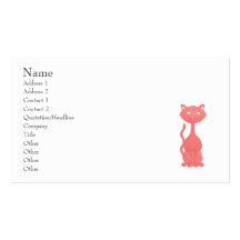 Kitties in Paris Business Card