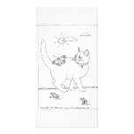 Kitty and Butterfly Line Drawing photo cards