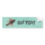 Kitty and His Fish Bumper Stickers