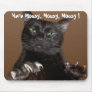 Kitty Calls to Computer Mouse Mouse Pads