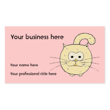 Kitty-cat Business Card Templates
