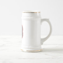 Kitty Cat Red - Grey Mugs