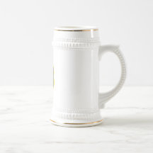 Kitty Cat Top Hat Yellow - Grey Coffee Mug