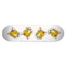 Kitty-cat , Tortoiseshell  (三毛猫) Skate Board Decks