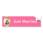 Kitty Cat Wedding Bumper Stickers