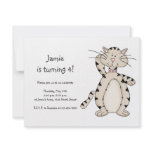 Kitty Cats · Grey Tabby Kitty invitations