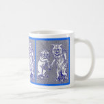 Kitty Cats in Blue by Louis Wain Coffee Mugs