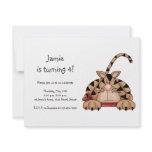 Kitty Cats · Tabby Cat with Red Bandanna invitations