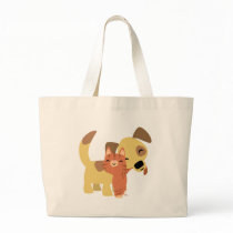 Kitty & Doggy cartoon custom bag