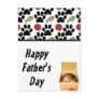 Kitty in a Box - Funny Happy Father's Day Postcard