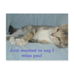 kitty, Just wanted to say I miss you! postcards
