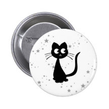 Kitty Kuro White Button