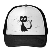 Kitty Kuro White Trucker Hats