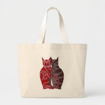 Kitty Love Tote Bags