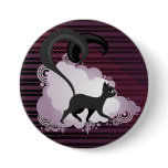 Kitty Noir Button