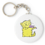 Kitty Play Violin keychains