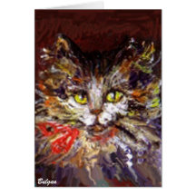 KITTY PORTRAIT GREETING CARDS