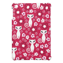 Kitty Power Cat Floral iPad Mini Case