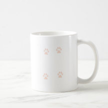 Kitty Pussy Cat Paw Prints Mugs