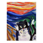 Kitty Scream Postcard