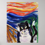 Kitty Scream Poster