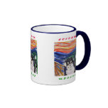 Kitty Scream with Scream Text Mug