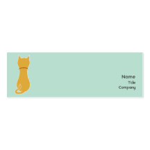 Kitty - Skinny Business Card Template