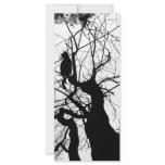 KITTY TREE SILHOUETTE B&W rack cards