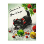 Kitty Under the Tree Postcard
