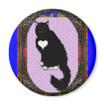 kitty valentine magnet