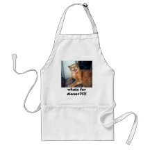 kitty, whats for dinner?!?! aprons