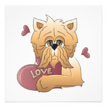 Kitty with Love Card Photo Print
