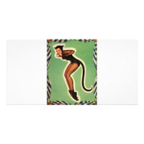 Kitty Woman Photo Card Template