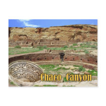 Kiva at Chetro Ketl, Chaco Canyon, New Mexico Post Card